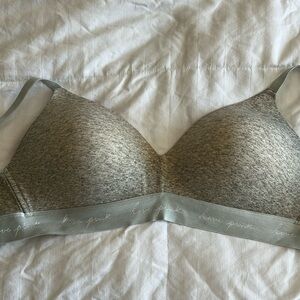 Pink Heather grey bra.